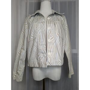 Levi's Shrunken Denim Optic Wave Chore Jacket - XS